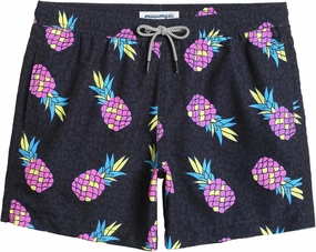 maamgic Mens Swim Trunks 5" with Mesh Lining Quick Dry Bathing Suits for Men Swim Shorts Swimwear