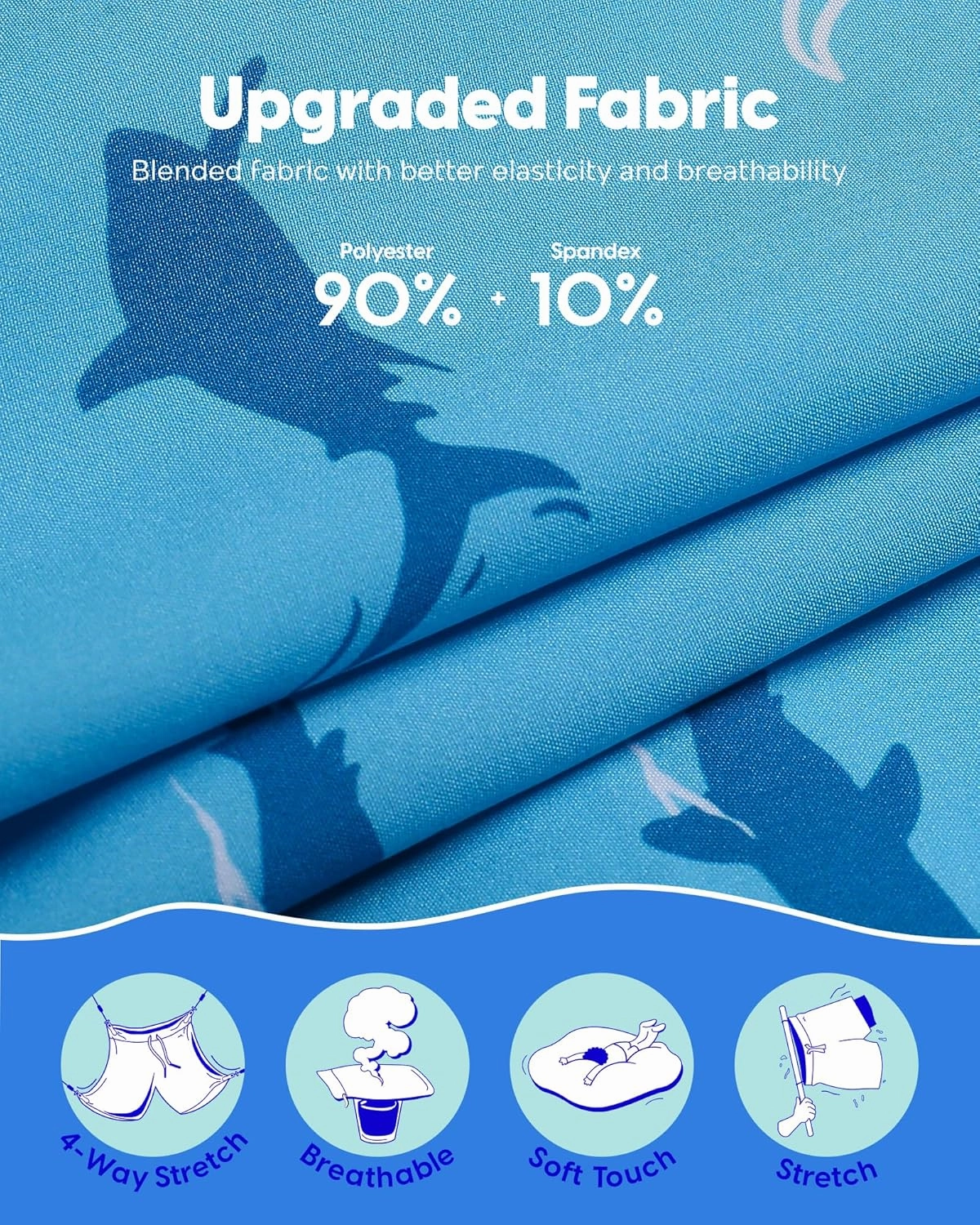 maamgic Mens Swim Trunks with Compression Liner 7" Bathing Suit Quick Dry Swimming Trunks for Men with Zipper Pockets