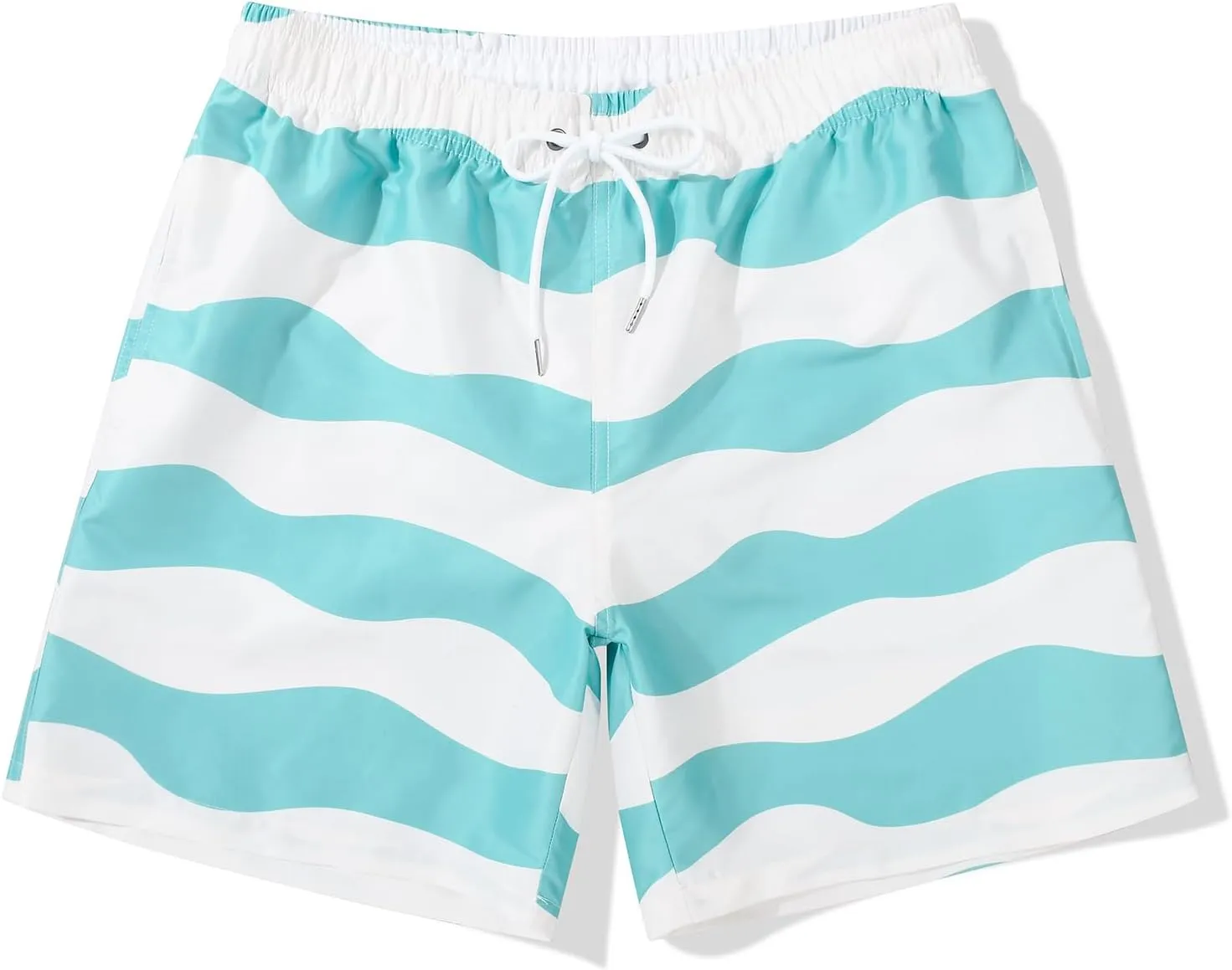 MADHERO Mens Swim Trunks 5 Inch Quick Dry Bathing Suit with Mesh Lining Beach Shorts