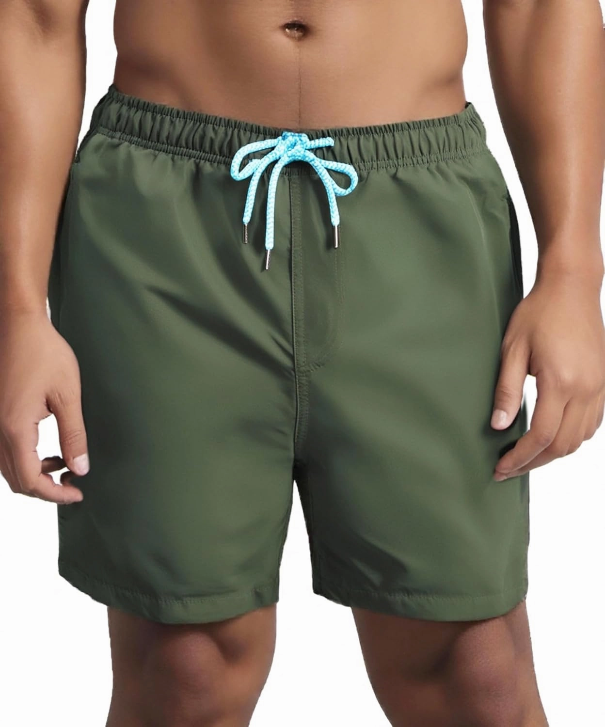 MADHERO Mens Swim Trunks 5 Inch Quick Dry Bathing Suit with Mesh Lining Beach Shorts