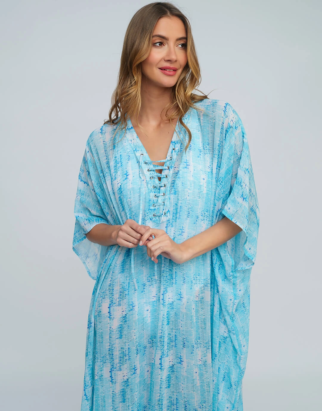 Marina Maxi Kaftan - Blue