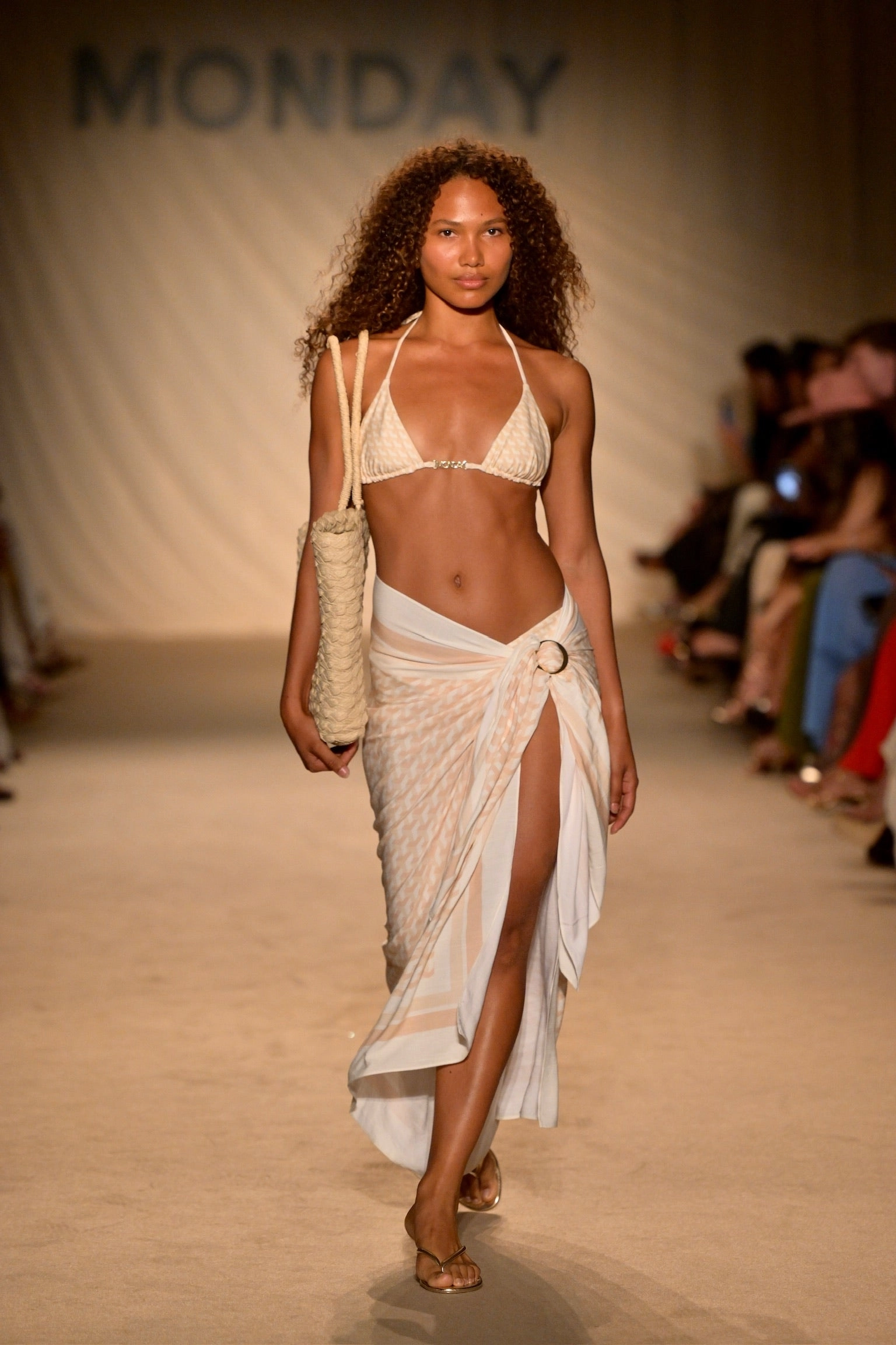 Marina Piccola Sarong - Ivory Geo
