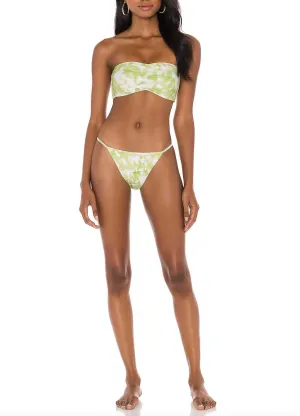 Marseille Top In Roos Tie Dye Lime