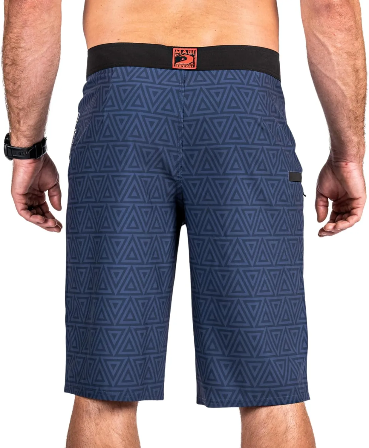 Maui Rippers Very Long 4 Way Stretch Boardshorts 24 Inch Outseam
