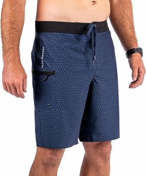 Maui Rippers Mens 21" Board Short Swim Trunks 4-Way Stretch with Large Pockets