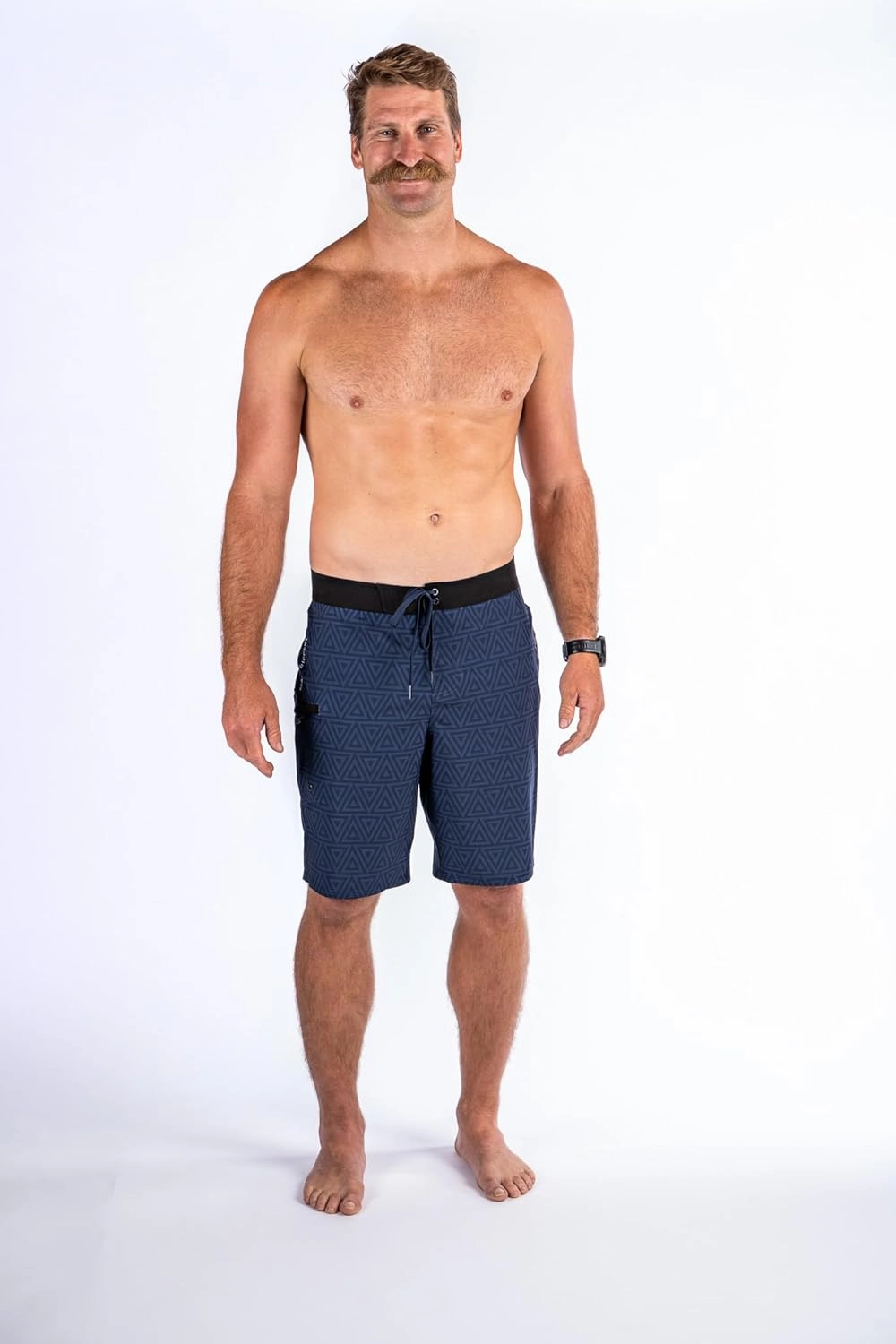 Maui Rippers Mens 21" Board Short Swim Trunks 4-Way Stretch with Large Pockets