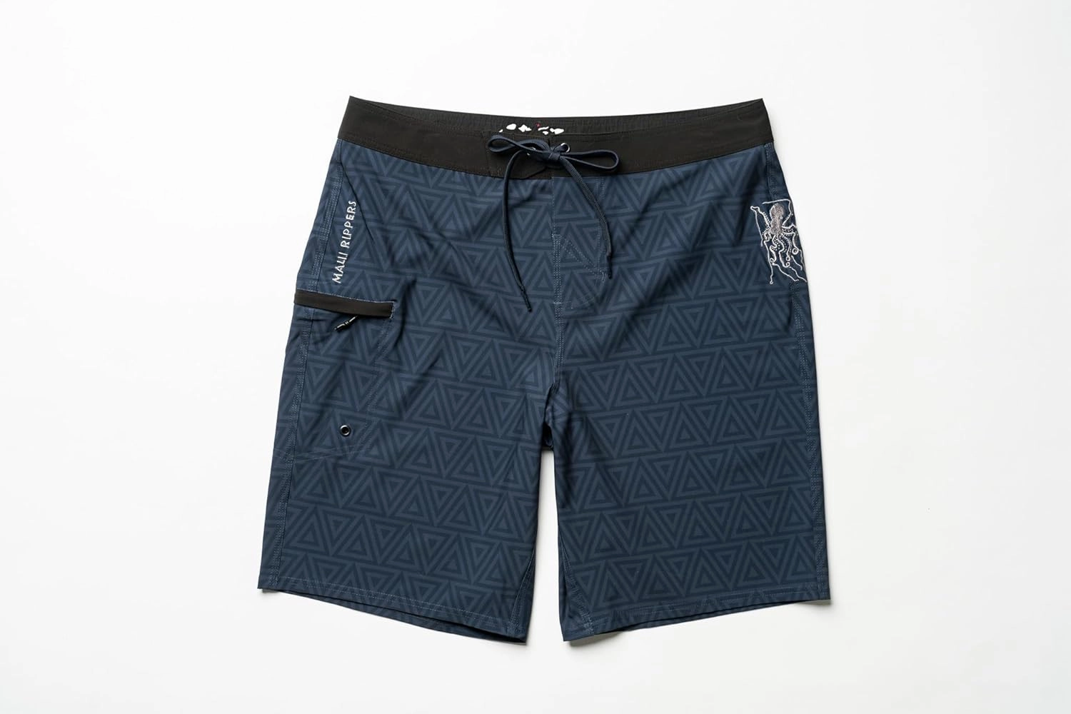 Maui Rippers Mens 21" Board Short Swim Trunks 4-Way Stretch with Large Pockets