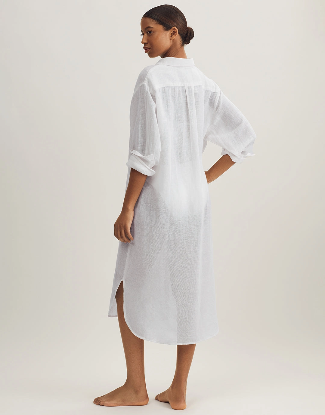 Maxi Boyfriend Shirt - Off White