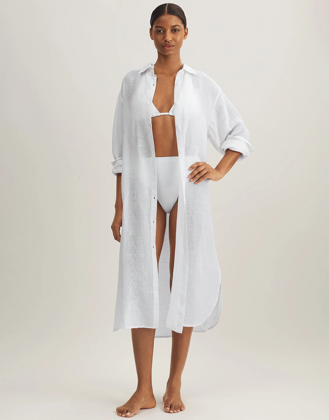 Maxi Boyfriend Shirt - Off White