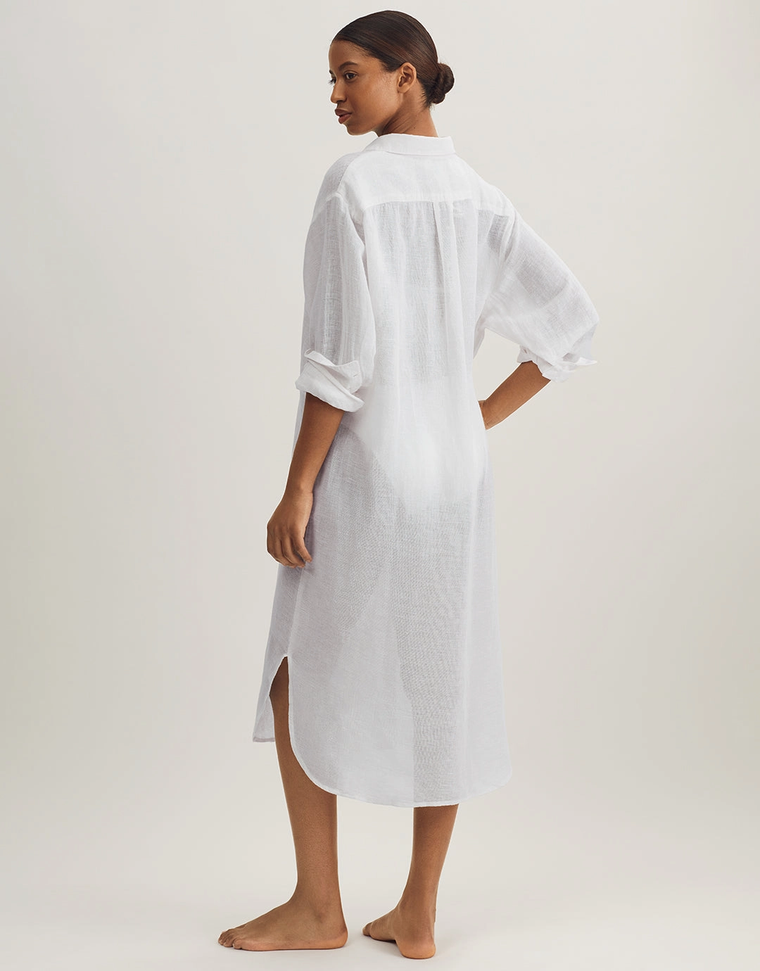 Maxi Boyfriend Shirt - Off White