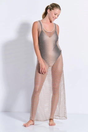 Maxi Mesh Dress (8078)