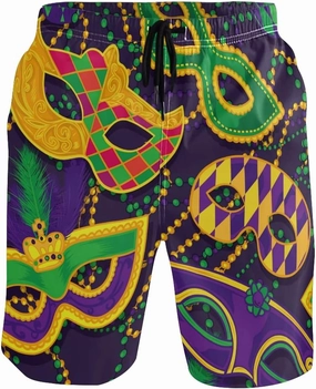 Men's Beach Shorts Swim Trunks Quick Dry Swim Shorts for Men