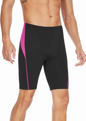 Men's Swim Jammers Competitive Athletic Swim Team Suit Training Endurance Racing Quick Dry Swimming Shorts UPF 50