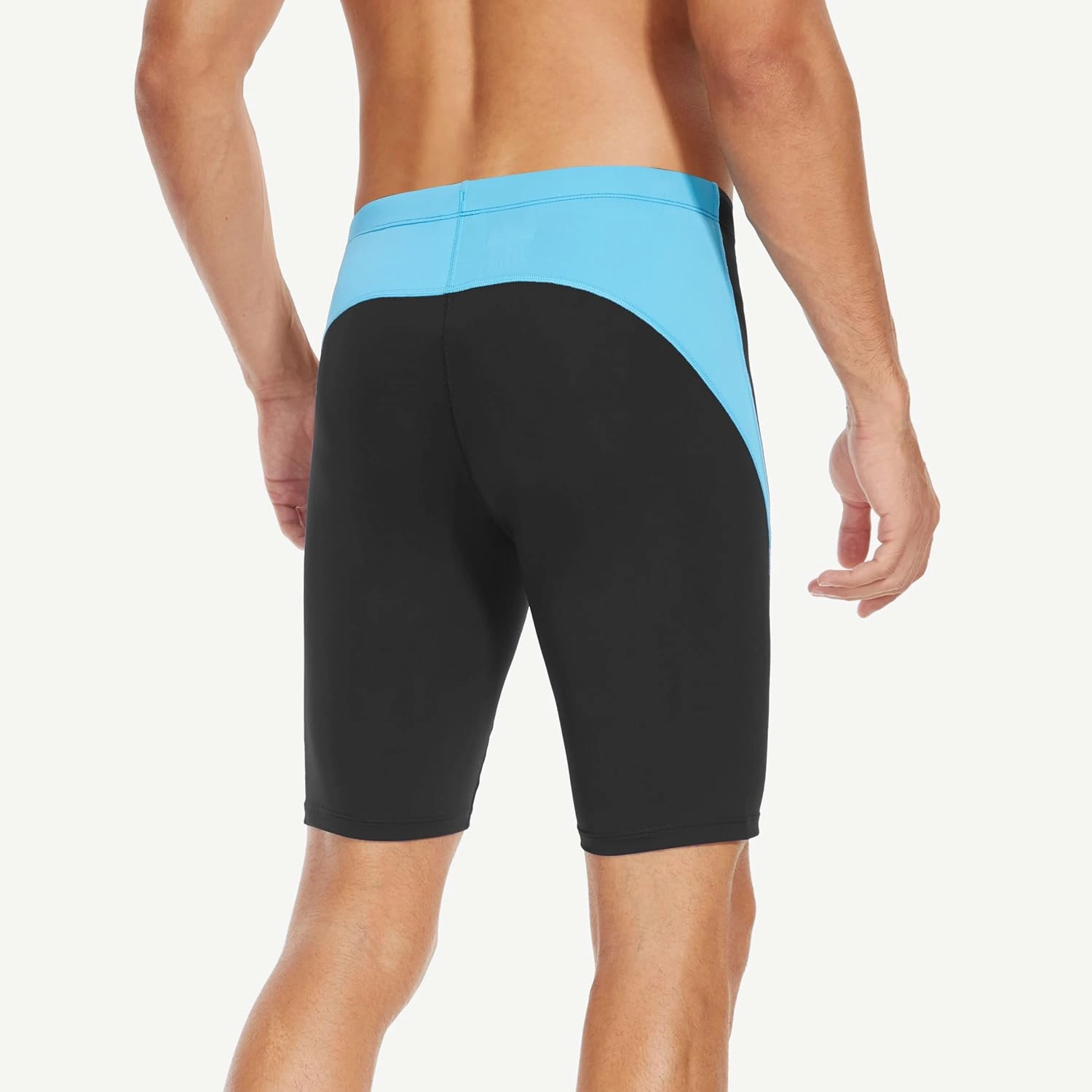 Men's Swim Jammers Competitive Athletic Swim Team Suit Training Endurance Racing Quick Dry Swimming Shorts UPF 50