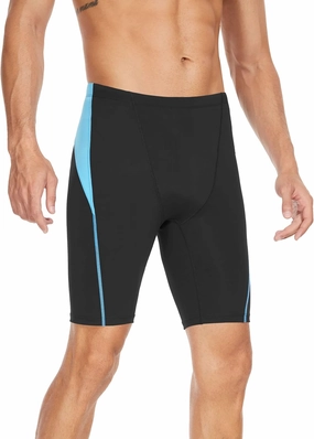 Men's Swim Jammers Competitive Athletic Swim Team Suit Training Endurance Racing Quick Dry Swimming Shorts UPF 50
