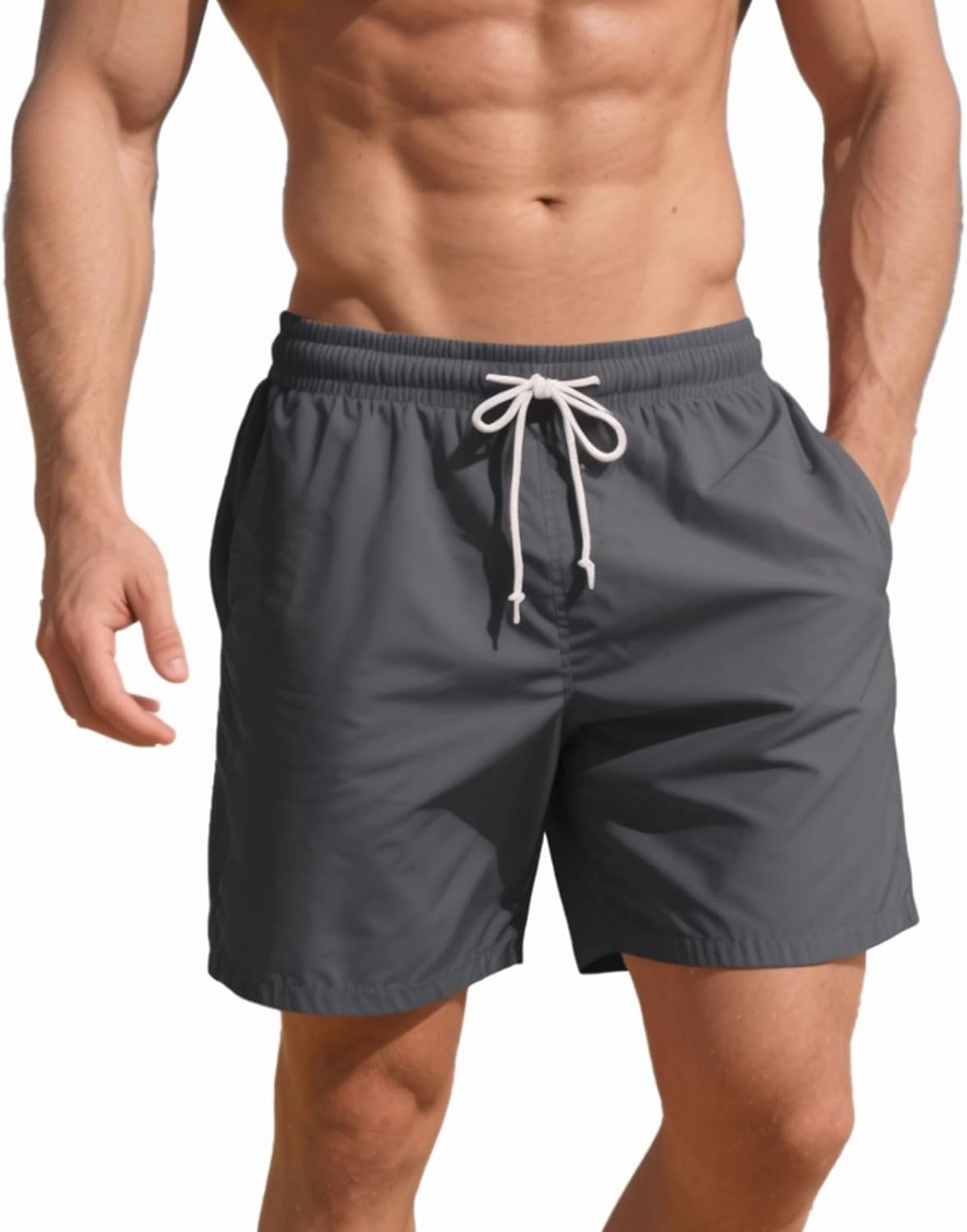 Men's Swim Trunks 5 Inch Quick Dry Board Shorts Mesh Lining Swimming Trunks Beach Shorts for Men Bathing Suits