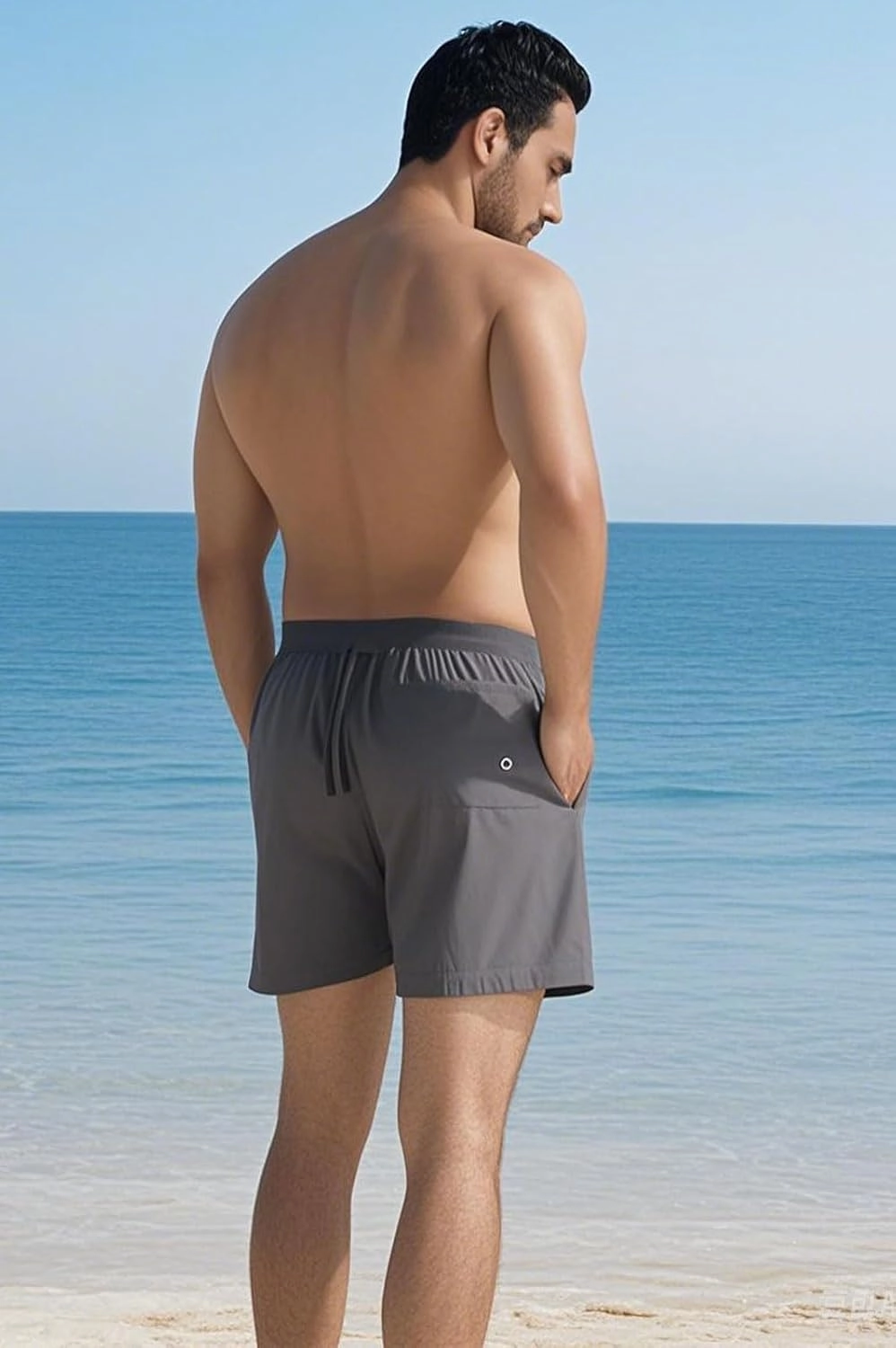 Men's Swim Trunks 5 Inch Quick Dry Board Shorts Mesh Lining Swimming Trunks Beach Shorts for Men Bathing Suits