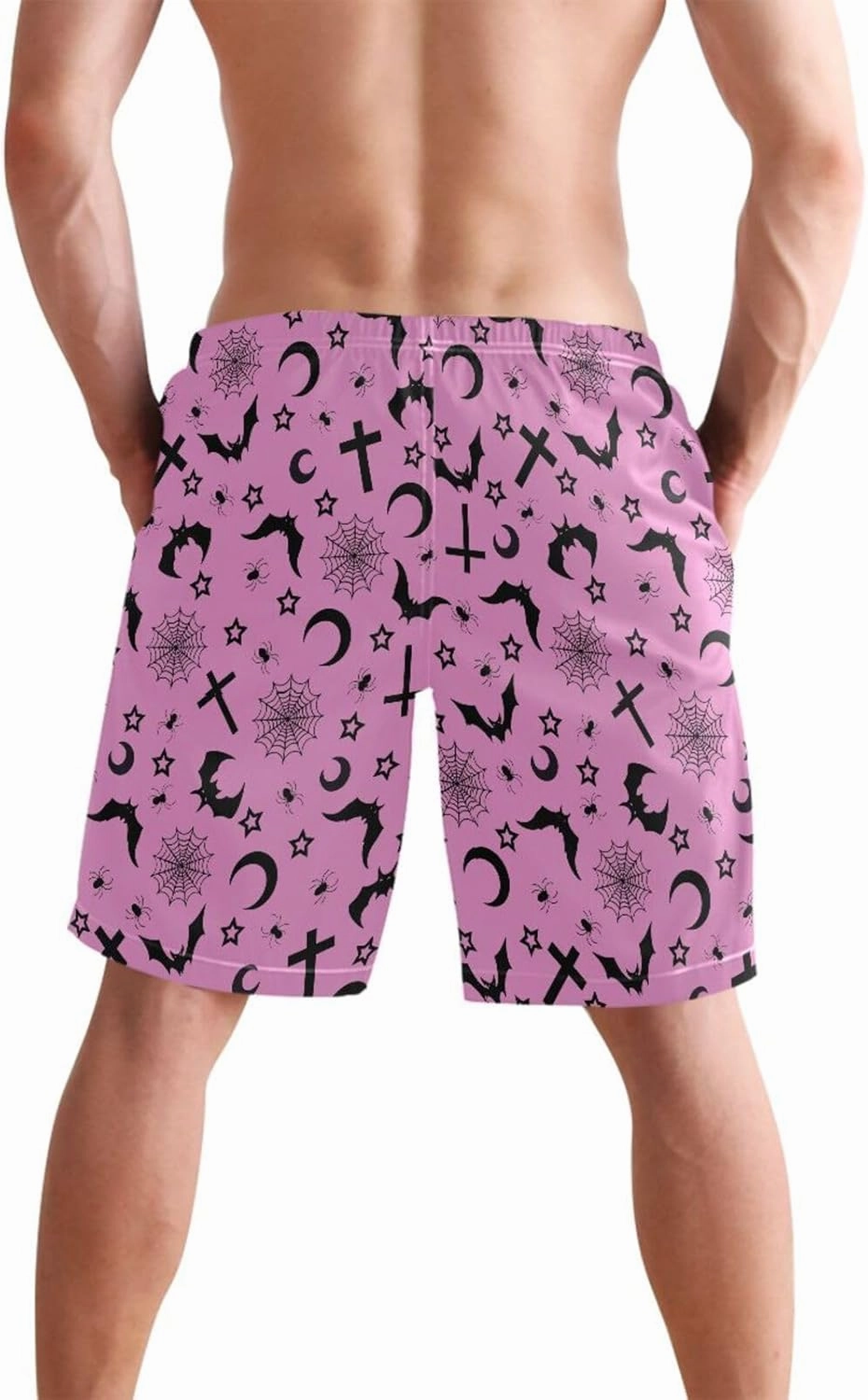 Men's Swim Trunks Board Shorts Quick Dry Swimsuit Swimwear Holiday Party Bathing Suit