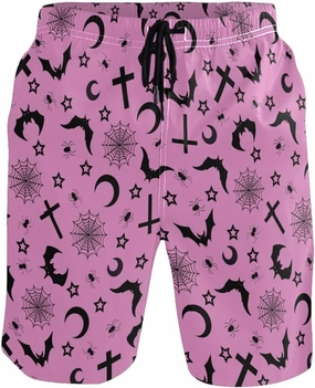 Men's Swim Trunks Board Shorts Quick Dry Swimsuit Swimwear Holiday Party Bathing Suit