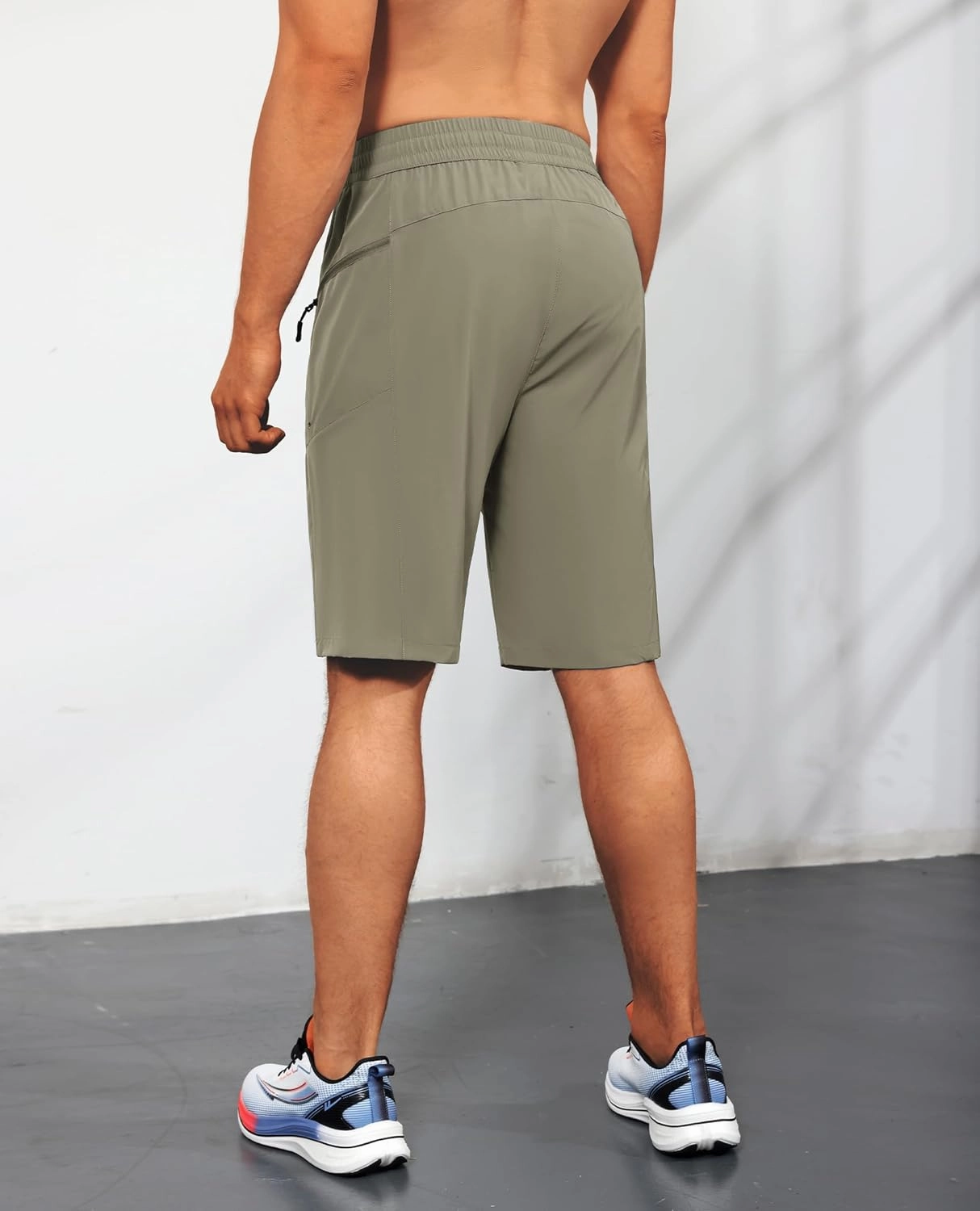 Men's Swim Trunks Quick Dry Beach Shorts with Zipper Pockets, UPF 50 , Swimming, Surfing, Outdoor - No Mesh Liner
