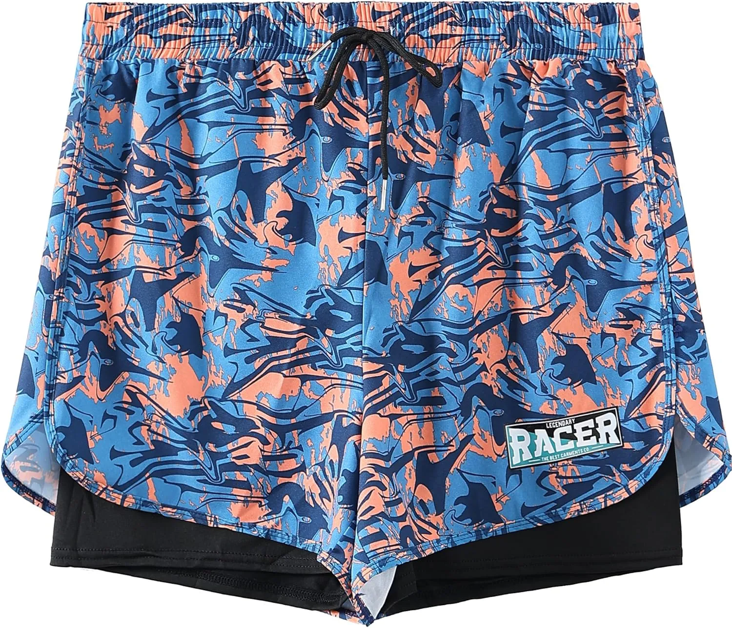 Men's 5" Swim Trunks Quick-Dry Anti Exposure Board Shorts Double Layer with Vibrant Prints for Surfing Gym Swimming