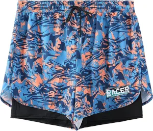 Men's 5" Swim Trunks Quick-Dry Anti Exposure Board Shorts Double Layer with Vibrant Prints for Surfing Gym Swimming
