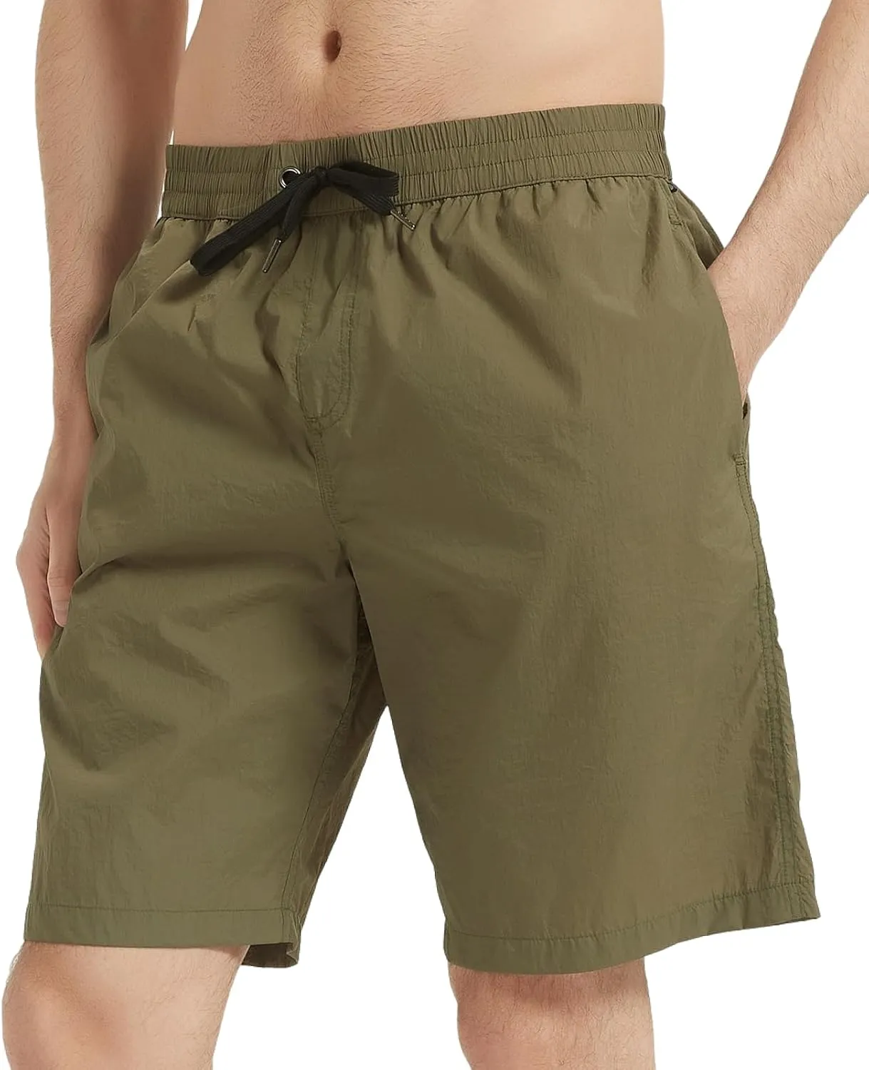Men's Swim Trunks Quick Dry Bathing Suit Swimming Board Shorts Mesh Lining Beach Swimwear