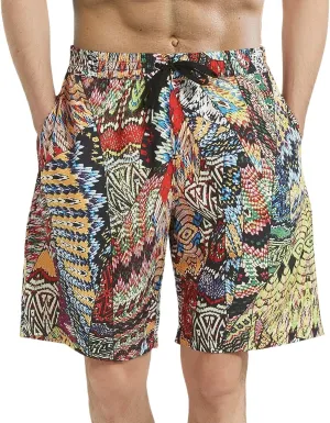 Men's Swim Trunks Quick Dry Bathing Suit Swimming Board Shorts Mesh Lining Beach Swimwear