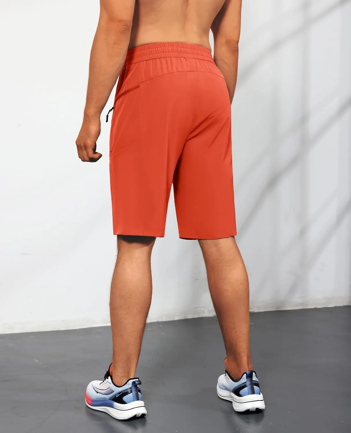 Men's Swim Trunks Quick Dry Beach Shorts with Zipper Pockets, UPF 50 , Swimming, Surfing, Outdoor - No Mesh Liner