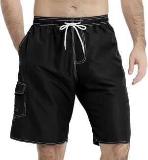 Mens Swim Trunks Swim Shorts Swimming Trunks Swimsuit Quick Dry with Mesh Lining Swimwear