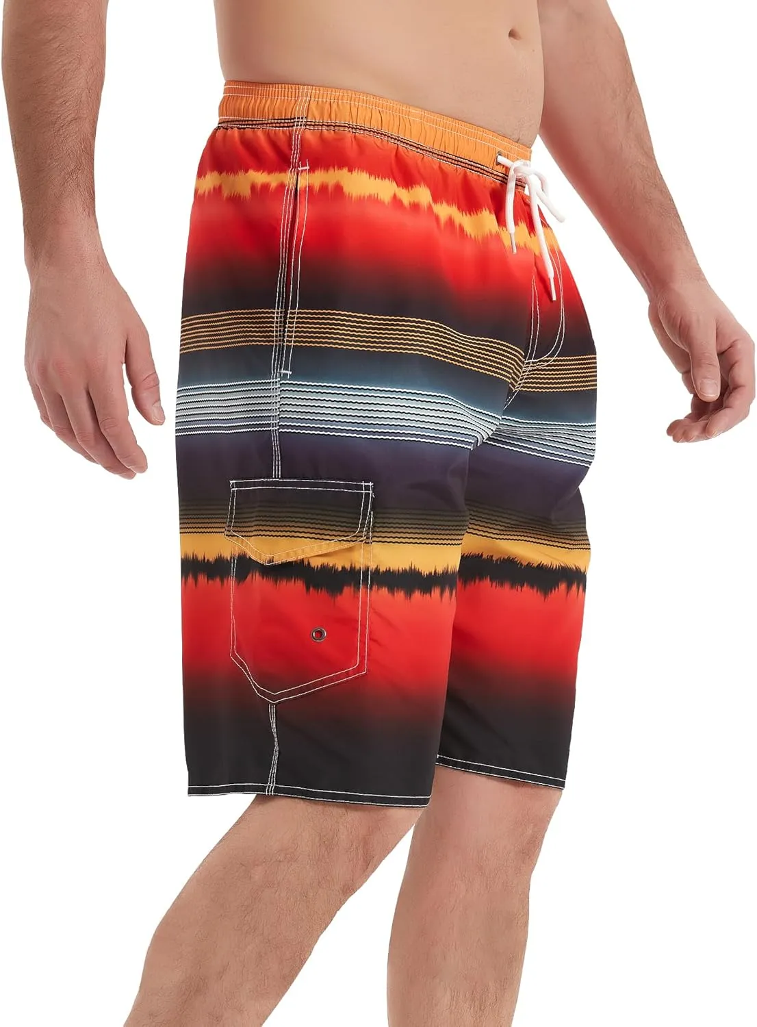 Mens Swim Trunks Swim Shorts Swimming Trunks Swimsuit Quick Dry with Mesh Lining Swimwear