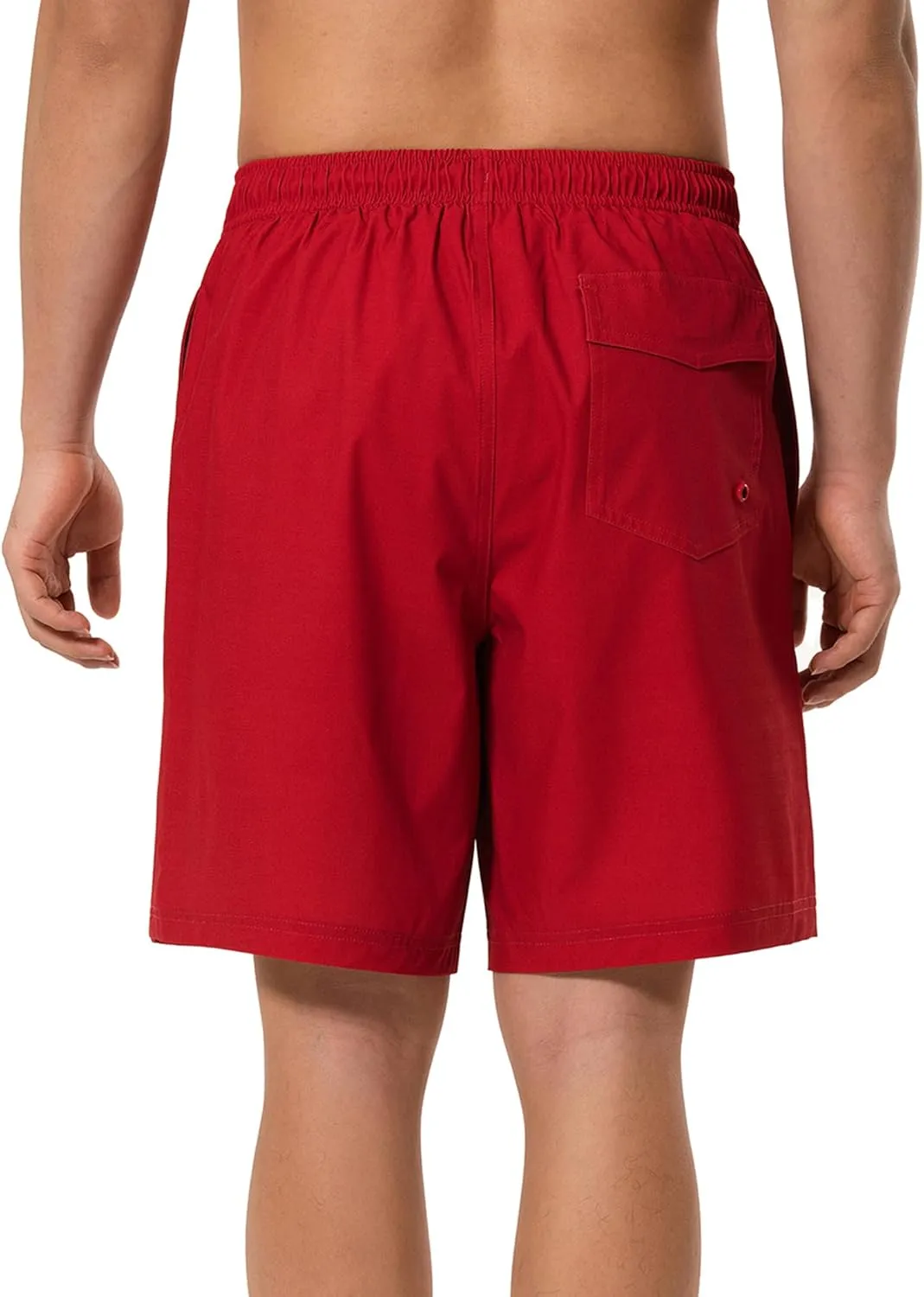 Mens Swim Trunks with Compression Liner 8 inch Quick-Dry Lightweight 2 in 1 Board Shorts 4-Way Stretch UPF 50 