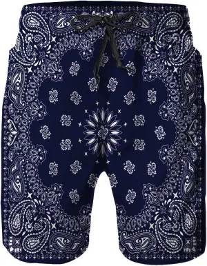 Mens Swim Trunks with Mesh Lining,Quick Dry Swimsuit Board Shorts Beach Pants Swimwear Bathing Suits