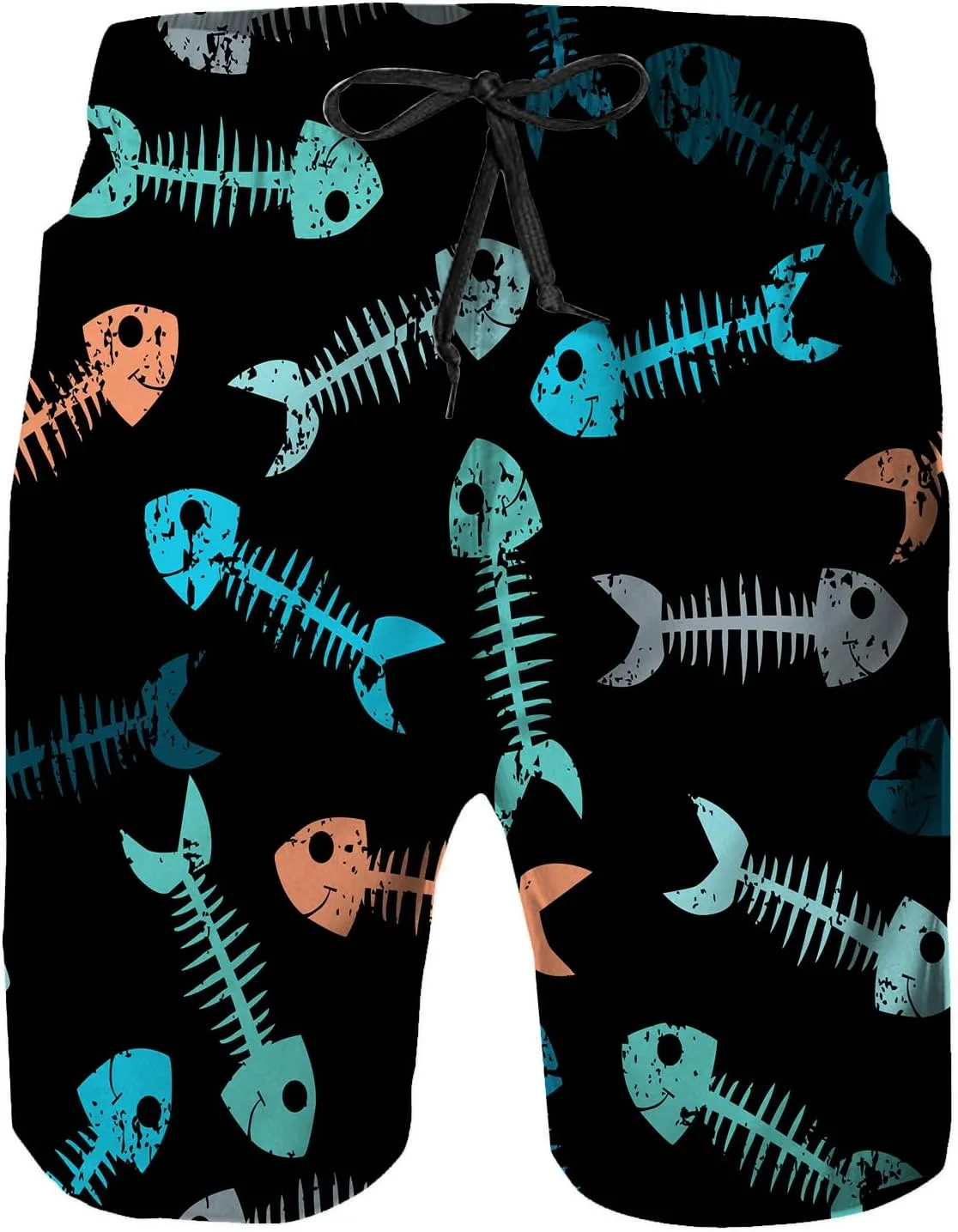Mens Swim Trunks,Quick Dry Bathing Suits Summer Board Beach Shorts with Mesh Lining