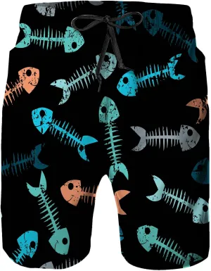 Mens Swim Trunks,Quick Dry Bathing Suits Summer Board Beach Shorts with Mesh Lining