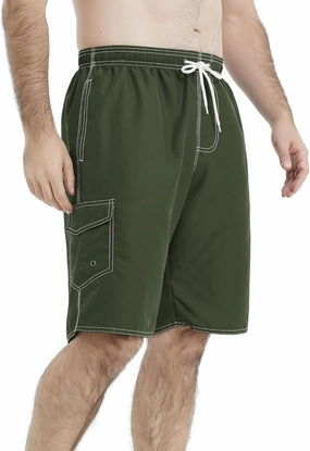 Mens Swim Trunks Swim Shorts Swimwear Swimsuit Beach Shorts Bathing Suits Quick Dry Waterproof