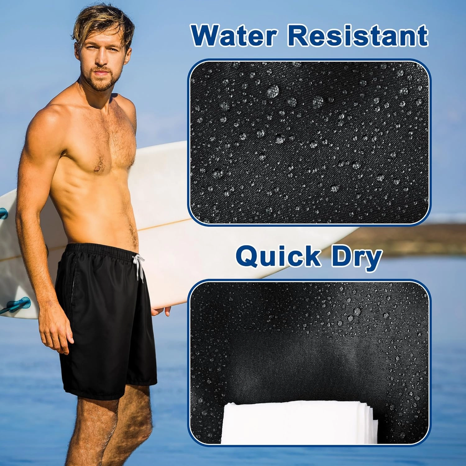 Mens Swim Trunks Swimsuit Trunks Swim Shorts Swimwear