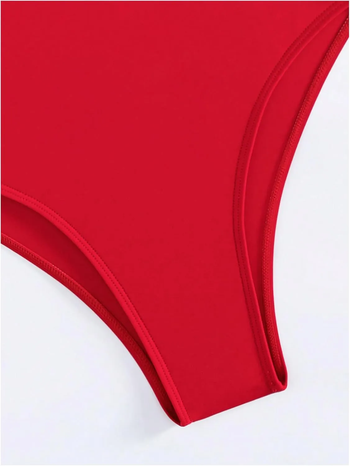 Milumia Women's Cut Out One Shoulder Sleeveless Swimwear Sexy Solid One Piece Bathing Suit