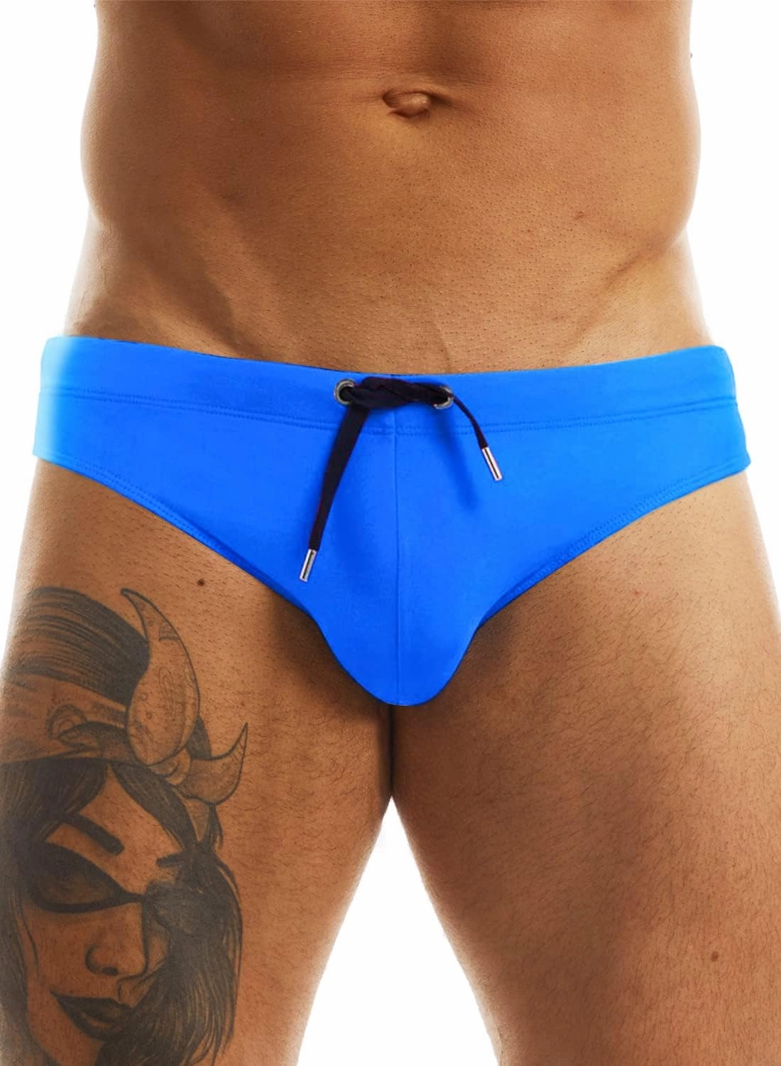 MIZOK Men's Swimwear Bikini Swimming Briefs Drawstring Swimsuits Board Surf Shorts Trunks