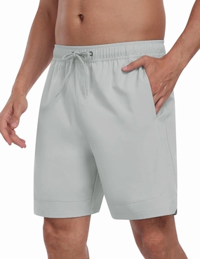 MoFiz Mens Swim Trunks 7inch Swim Shorts with Compression Liner Swimming Suits Board Shorts Surf Short Bathing Suit