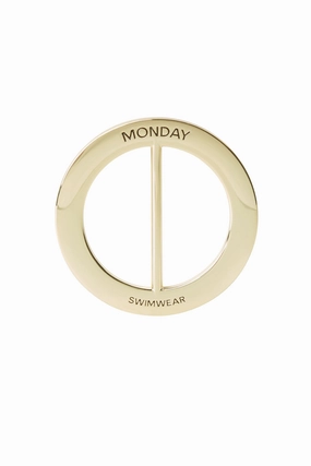 Monday Sarong Buckle - Gold