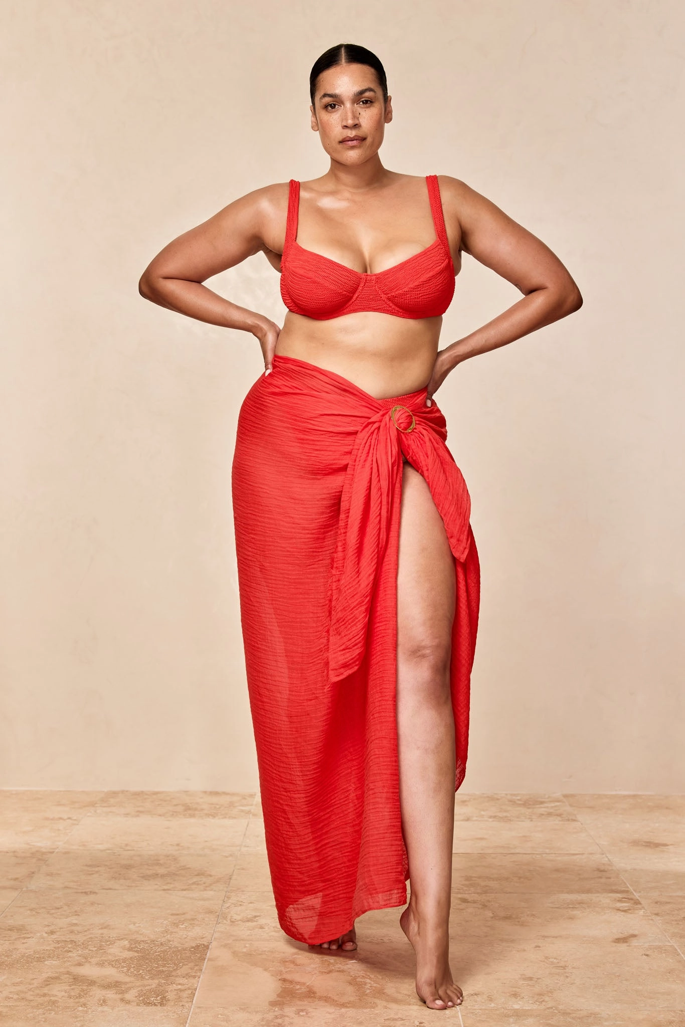 Monday Sarong Buckle - Gold