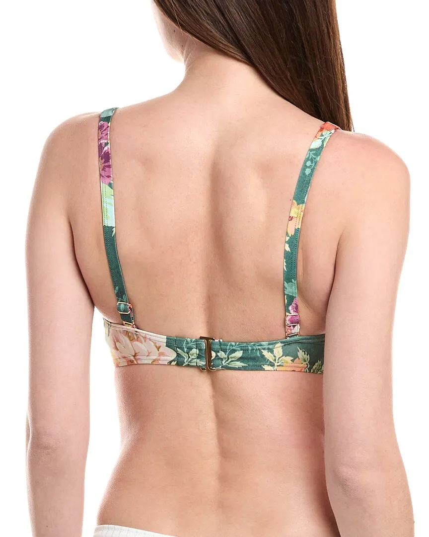 Monte and Lou Multi Fit Twist Crop Bikini Top