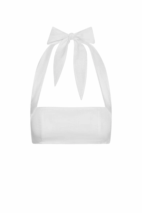 Montserrat Top - White Linen