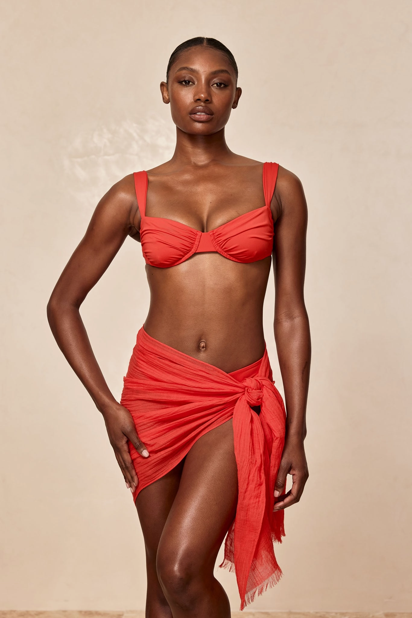 Mykonos Sarong - Chili Pepper Crinkle