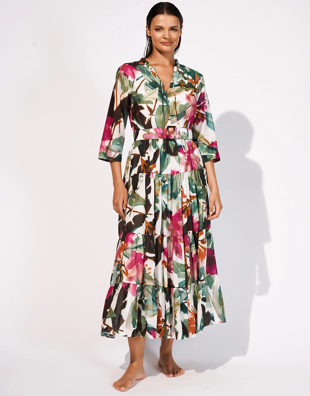 Mystic Maxi Shirt Dress - Noble Exotic