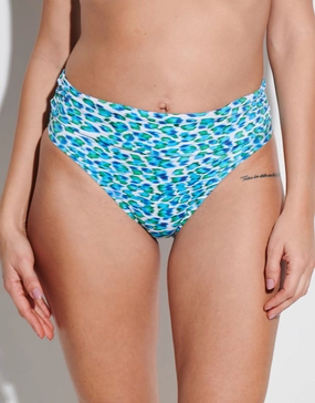 Nassau Fold Bikini Pant - Blue