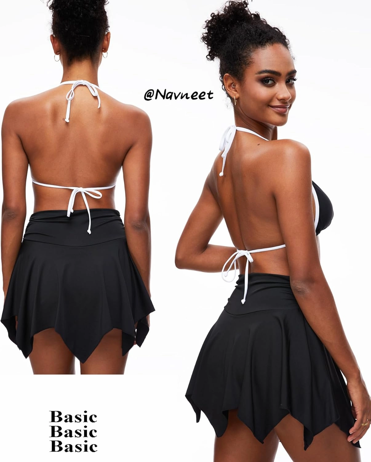Navneet Triangle Bikini Tops for Women Halter String Bathing Suit Sexy Brazilian Bikini Swimsuit Top