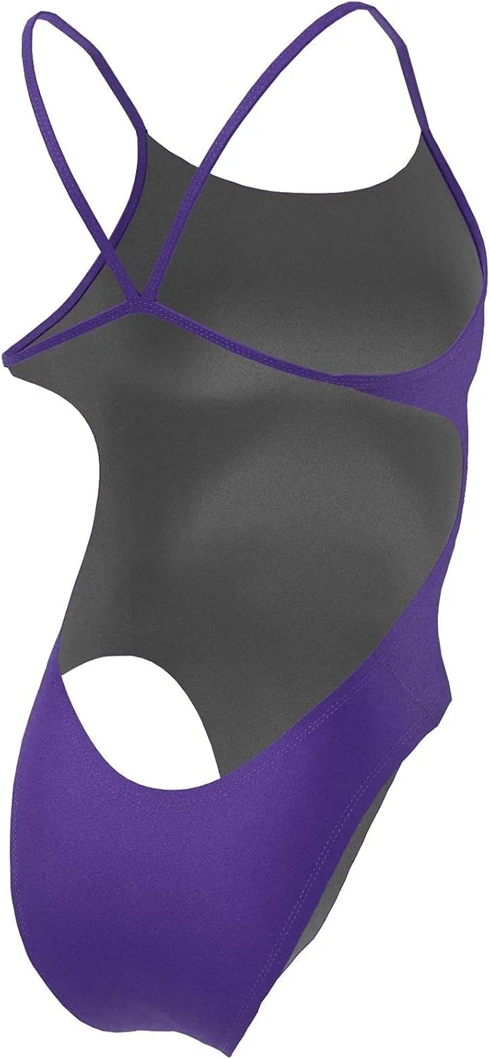 Nike Swim Women's Hydrastrong Solid Cutout One Piece
