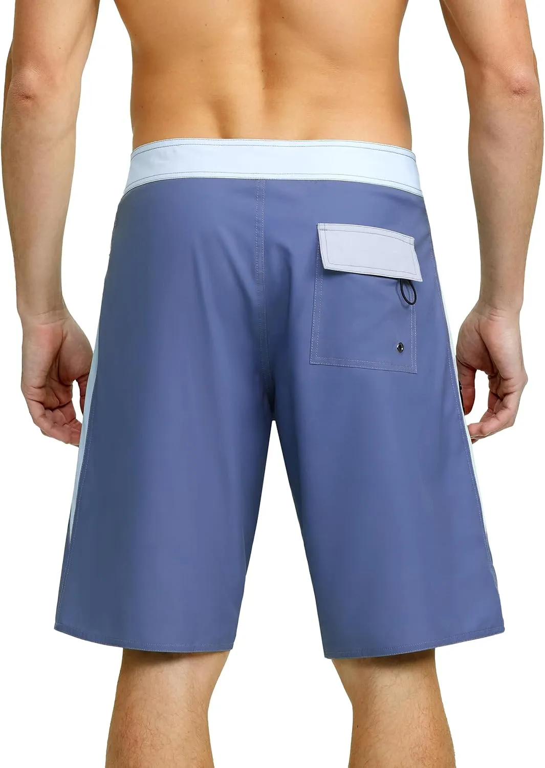 Nonwe Men's Swim Trunks with Compression Liner 2 in 1 Fast Dry Bathing Suits Cargo Surf Board Shorts with Pockets